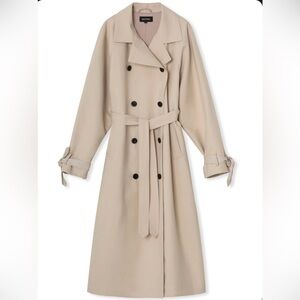 MEOTINE BETTY CANVAS COAT-CRÈME XS/S